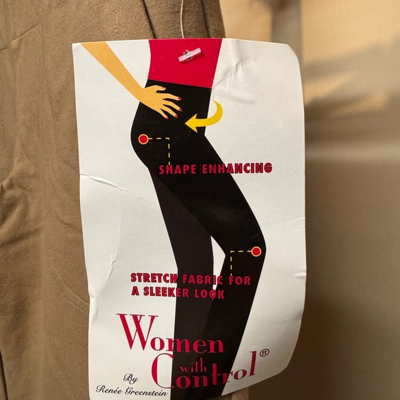 Women with Control Tan High-Waist Cargo Leggings Size XXSP New - Picture 2 of 4